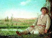 Alexey Gavrilovich Venetsianov, Dreaming little shepherd